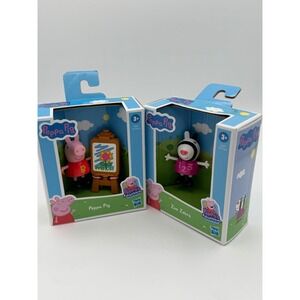 Peppa Pig Peppa's Adventures Peppa Pig and Zoe Zebra Figure Set Hasbro